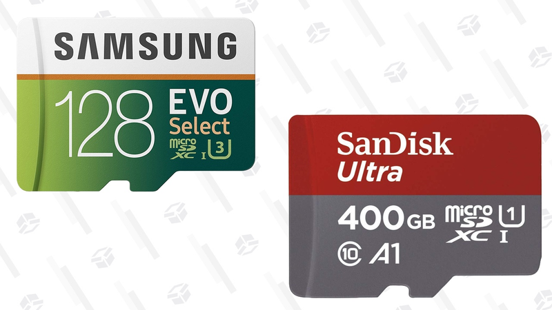 Samsung U3 32GB MicroSD Card | $6 | AmazonSamsung U3 64GB MicroSD Card | $11 | AmazonSamsung U3 128GB MicroSD Card | $20 | AmazonSanDisk Ultra 128GB MicroSD Card | $18 | Amazon